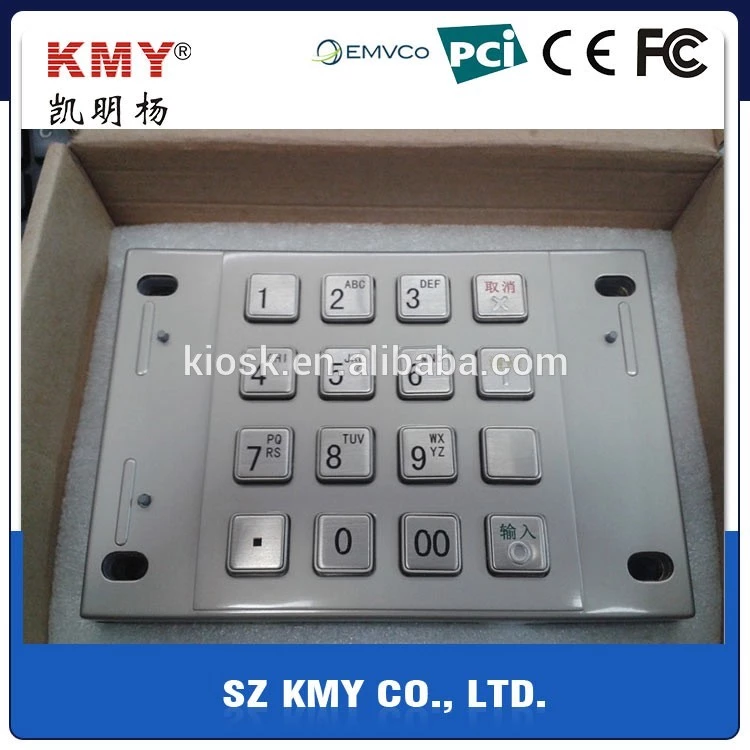 ATM 지불 키오스크 암호화된 핀 패드 (KMY3501B-PCI)
