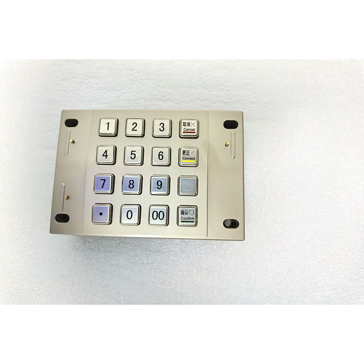 16개 키와 PCI 4.0 공인된 DES 3DES ATM EPP 핀 패드 현금 결제 키오스크 금속