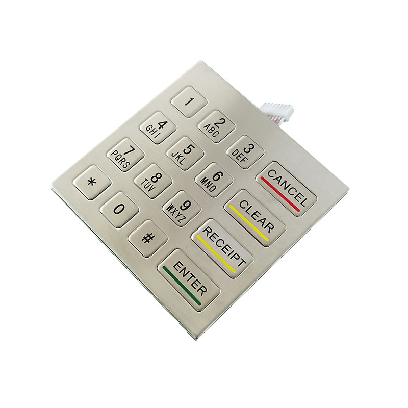 물 막성 스테인리스 스틸 금속 숫자 키보드 100 X 100 mm USB로 자동판매기
