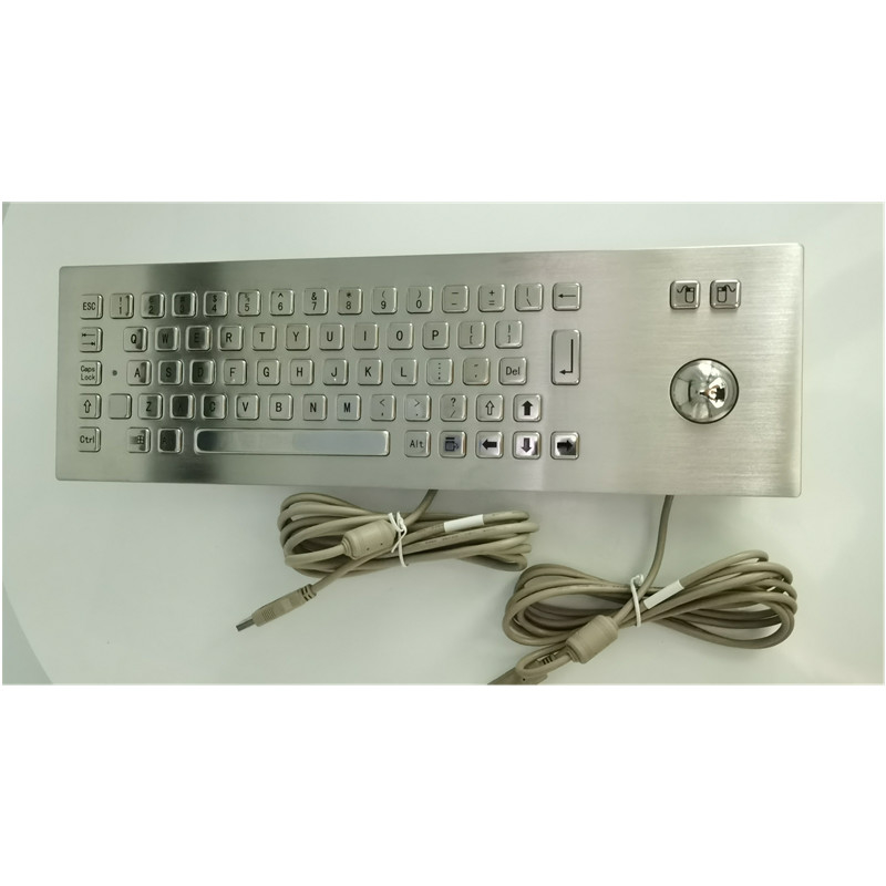 산업용 IP65 스테인리스 스틸 금속 키보드
